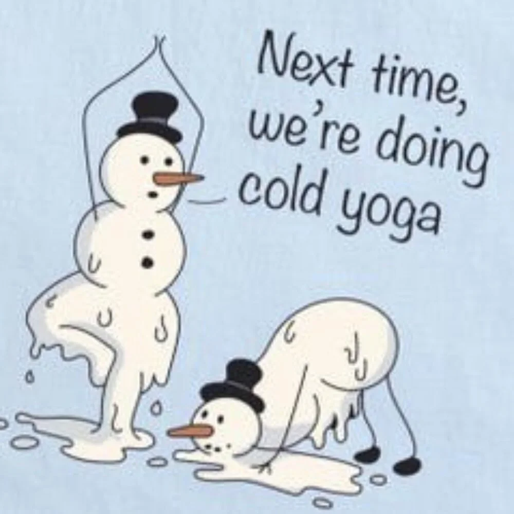 Funny Christmas Tee, Yoga Snowman Shirt, Graphic Unisex Top - Picture 2 of 4
